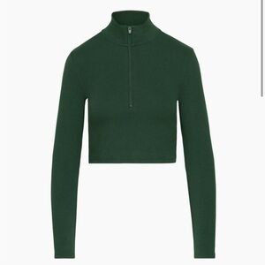 Cropped 1/4 zip